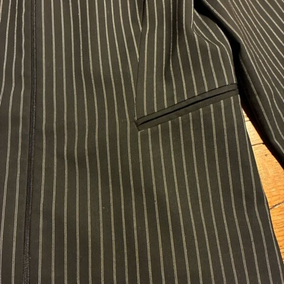 Kenar Black Pinstripe Blazer - Picture 3 of 4